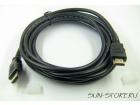 Аудио видео кабель HDMI-HDMI, GOLD 4,5 м 
