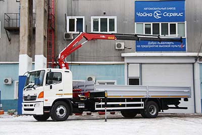 Кран-манипулятор Amco Veba 115 3s на базе Hino-500 от АЗ 