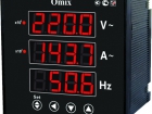 Мультиметр однофазный щитовой с 3 релейными выходами Omix P99-M(AVF)-1-0.5-3K 