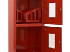 Шкаф для двух пожарных кранов, двух пожарных рукавов и двух огнетушителей ШПК